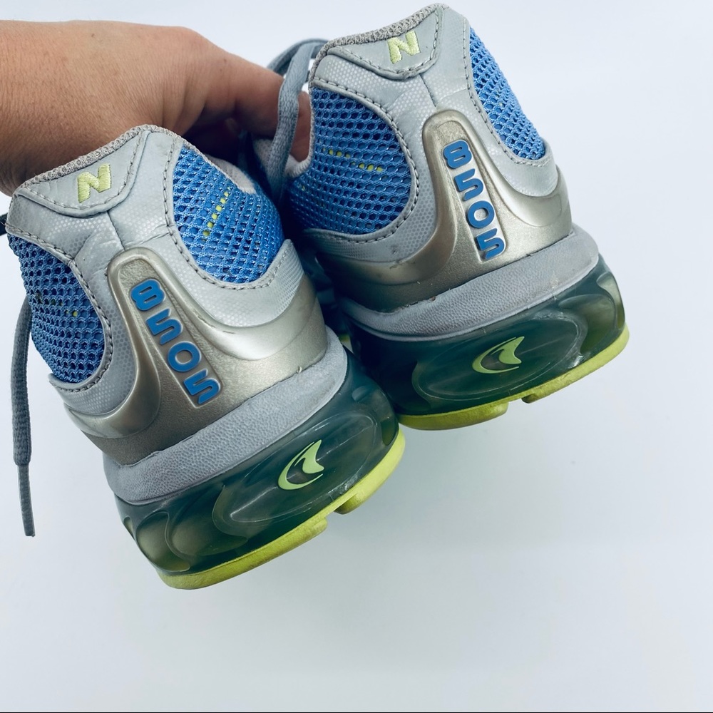 New Balance W8505BL Blue/Green/Silver Running Shoe - Picture 8 of 15
